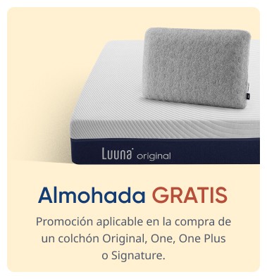 Promo 2 : Promo 2: Almohada Gratis en la compra de un Colchón Luuna - IMG